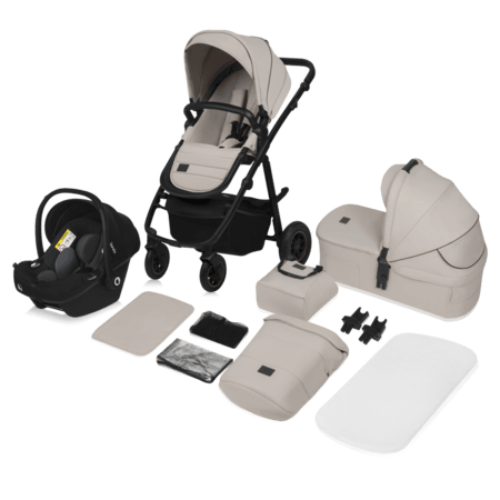 LIONELO universaalne käru AMBER PLUS 3in1, Beige sand, LO-AMBER PLUS 