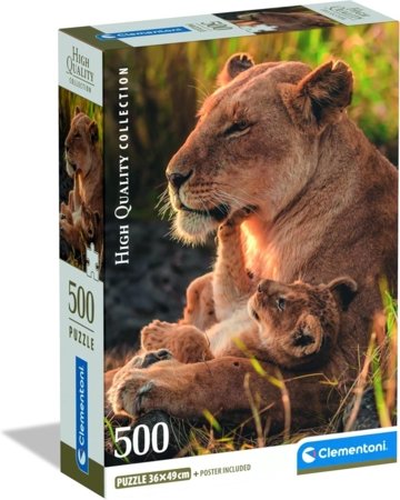 CLEMENTONI pusle Feline Love Compact, 500 tk., 35620 