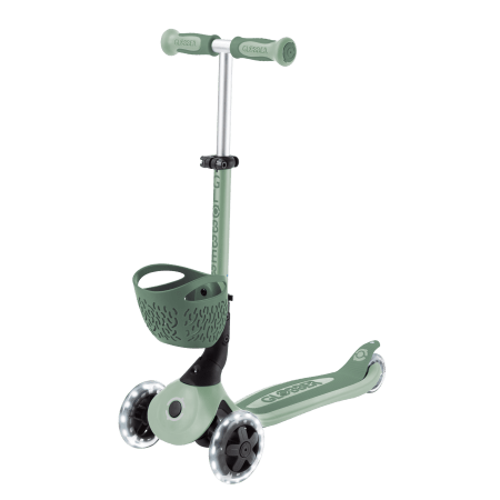 GLOBBER tõukeratas Go Up Baby Lights 360, 3in1, pastelne roheline, 844-104 