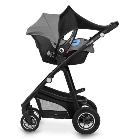 LIONELO päikesekaitse lapsevankritele, Black carbon, LO-STROLLER SUN COVER 