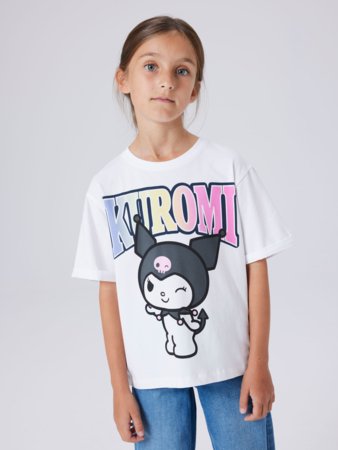 NAME IT HELLO KITTY lühikeste varrukatega t-särk, 13254173-F4F5F0, 