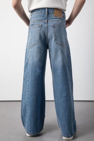 COCCODRILLO püksid JEANS COLLECTION GIRL, sinine, cm 