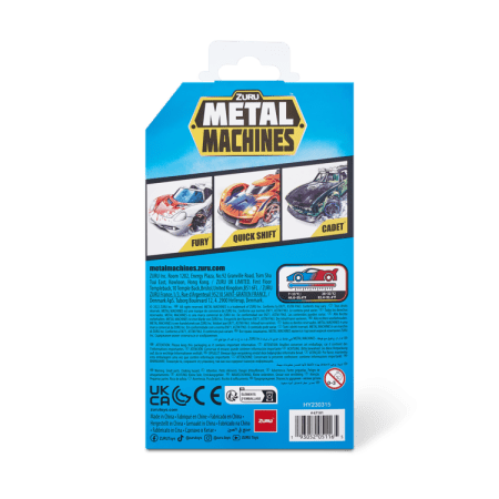 METAL MACHINES 3 autot komplekt värvimuutev, assortii, 67101 
