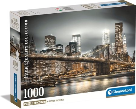 CLEMENTONI pusle New York Skyline, 1000 tk., 39704 