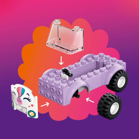 42675 LEGO® Friends Ükssarviku koogikullerauto 