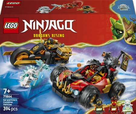 71864 LEGO® NINJAGO® Kai ja Cole'i kombineeritud sõidukid 