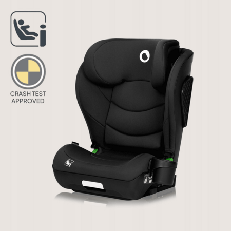 LIONELO turvatool NEAL I-SIZE, 100-150 cm., Black carbon 
