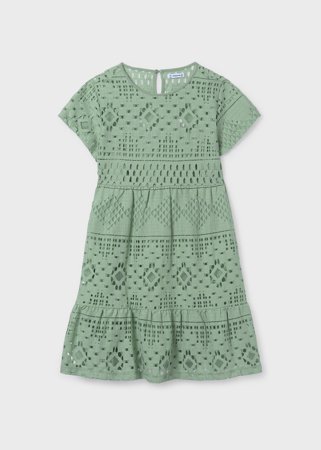 MAYORAL lühikeste varrukatega kleit, sage, 6.904-94, 176 cm 
