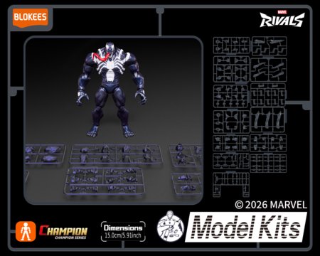 Blokees transformaator  Marvel Rivals-Champion class Venom, 81119 