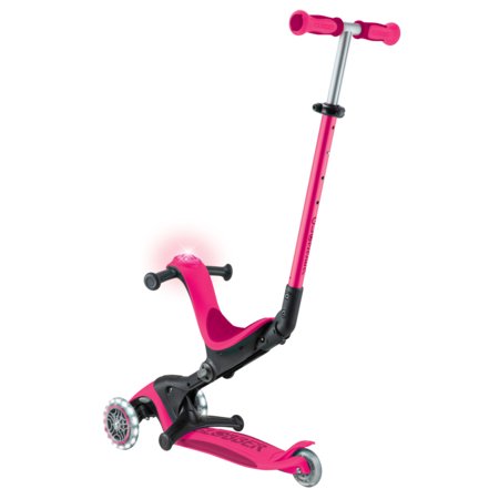 GLOBBER tõukeratas Go Up Deluxe Lights, fuksia, 748-610 