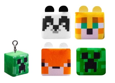 MINECRAFT pehme mänguasi Cube 8cm. assortii, 466017 