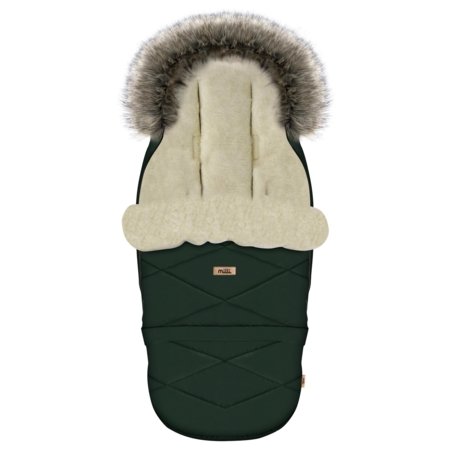 MILLI universaalne jalutuskäru soojakott GROWUP, Bottle green, MIL1110162 