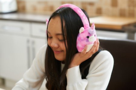 SQUISHMALLOWS pehmed Bluetooth-kõrvaklapid Lola, HMSQMBT-LOLA 