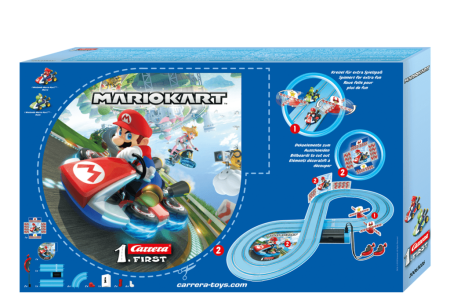 CARRERA FIRST autorada Mario Kart Mario vs Yoshi 2,4 m, 20063026 