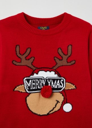 OVS BOY3-10Y TRICOT 2H 5-6 RED 001915468 