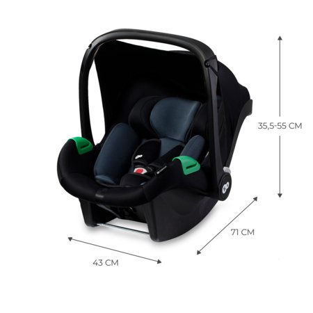KINDERKRAFT turvahäll MINK PRO, 40–75 cm, black 