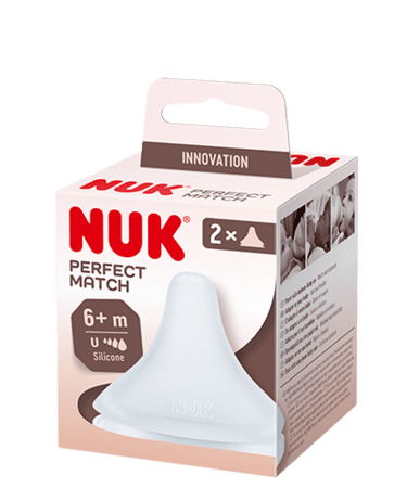 NUK silikoonlutt PERFECT MATCH, M, 3 k.+, 2 tk., SA102 