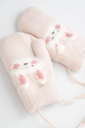 COCCODRILLO kindad ACCESSORIES WINTER GIRL, kreemjas, ZC5360104AWG-002-XS, XS cm 