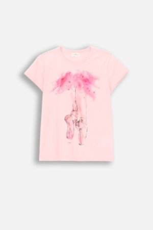COCCODRILLO t-shirt EVERYDAY GIRL A, roosad, ZC4143201VGA-007-164, 164 cm 