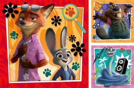 RAVENSBURGER PUZZLE pusle Zootopia 2, 3x49 tk, 12004137 5 