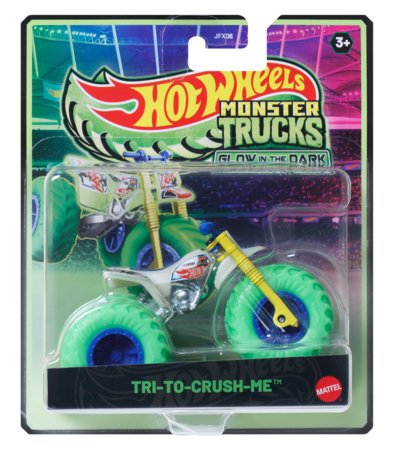 HOT WHEELS Monster Trucks pimedas helendavad autod, JFX08 