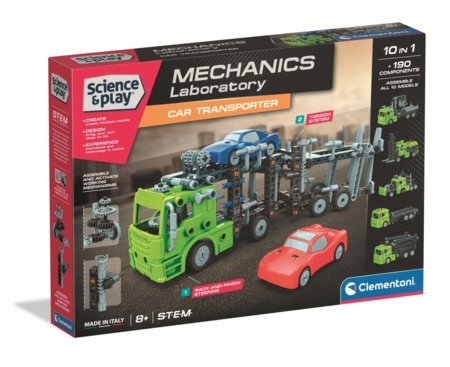CLEMENTONI SCIENCE&PLAY MECHANICS konstruktsioon Autotransporter, 75132BL 