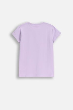 COCCODRILLO t-shirt EVERYDAY GIRL A, purple, ZC5143224VGA-016-134, 134 cm 