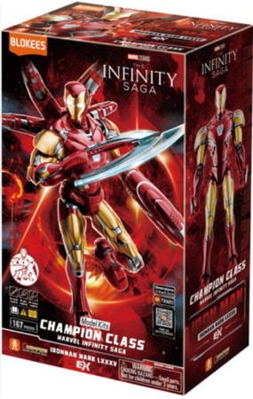 Blokees transformaator  Marvel Hero - Champion Class Iron Man MK85, 73920 