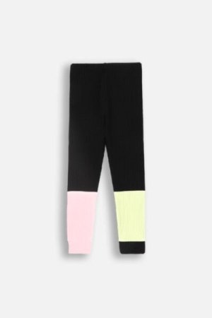 COCCODRILLO leggings CARTOONS GIRL KIDS, mustad, ZC4122102CGK-021-122, 122 cm 
