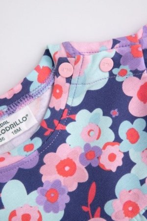 COCCODRILLO lühikeste varrukatega kleit HAPPY RETRO GIRL NEWBORN, värv, WC5129201HGN-022-086, 86 cm 