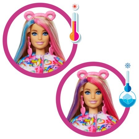 BARBIE Cutie Reveal – Hoolivate Karude sari 2: Koosolemise karu, JFV60 