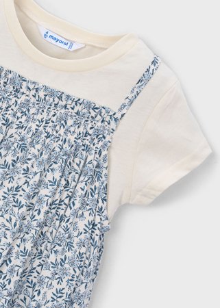 MAYORAL lühikeste varrukatega kleit, sky blue, 3.933-65, 92  cm 