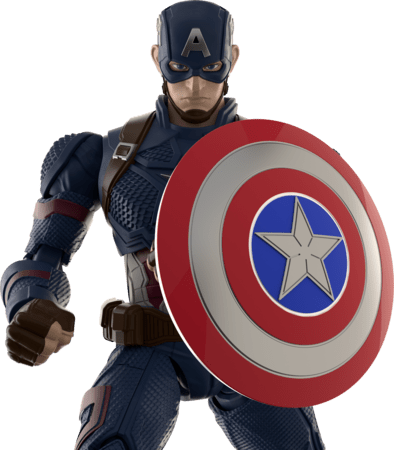 Blokees transformaator  Marvel Heros - Champion Class Captain America, 81115 