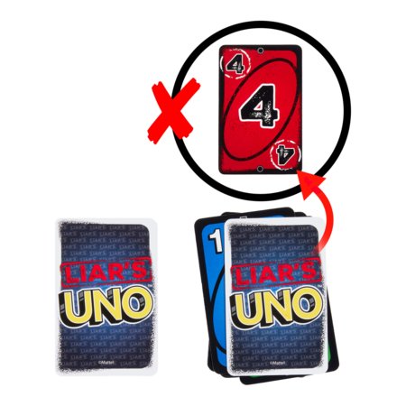 MATTEL GAMES UNO Liar’s kaardid, JLH43 