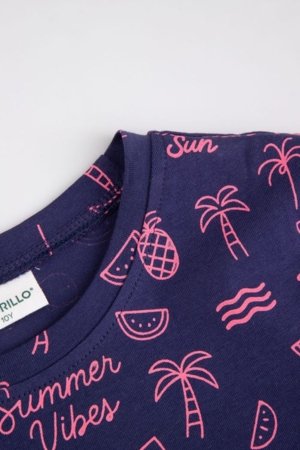 COCCODRILLO lühikeste varrukatega kleit, tumesinine, WC6129203VGB-015-128, 128 suurus 