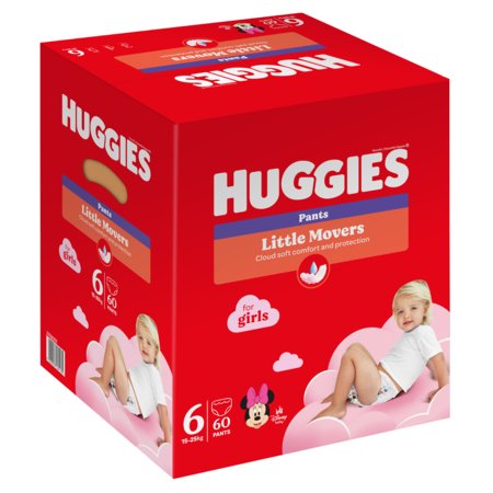 HUGGIES püksmähkmed S6 Girl D Box, 15-25kg, 60 tk., 2659151 2659151