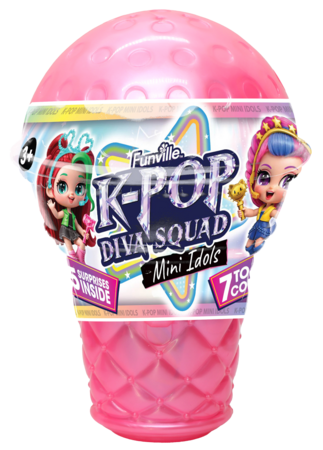 K-POP DIVA SQUAD Mini Idols mininukk, 5 cm, assortii., 31167 
