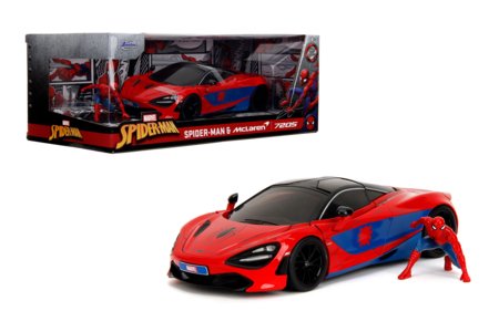 JADA Marvel Spider-Man McLaren 720S sõiduk ja figuur, 9335764314R00 