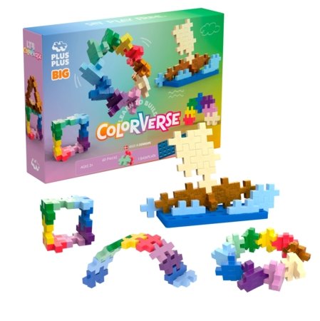 PLUS PLUS konstruktor Learn to build Colorverse, 3998 