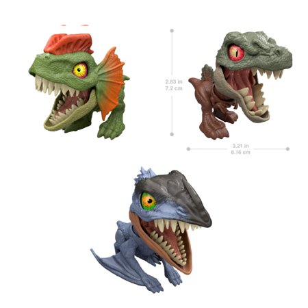 JURASSIC WORLD väikesed hammustavad dinosaurused, assortii., JFC86 