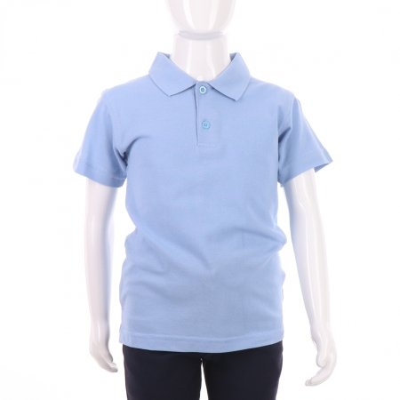 MAMAJUM short sleeved polo 10-000005, sinene, 122/128 cm 