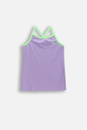 COCCODRILLO sleeveless t-shirt, purple, WL6143301ACG-016-134, 134 size 