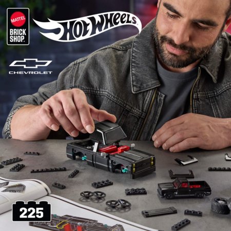 MATTEL BRICK SHOP HOT WHEELS Chevy Silverado 83 ehituskomplekt, JKG42 