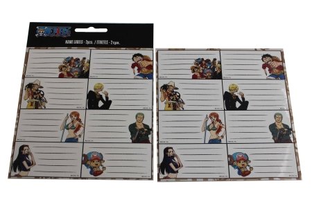 ONE PIECE Name labels, 775-25046 