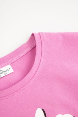 COCCODRILLO t-shirt EVERYDAY GIRL A, roosad, ZC4143206VGA-007-152, 152 cm 