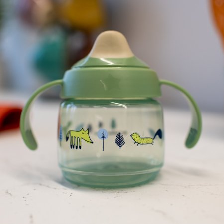 TOMMEE TIPPEE võõrutamise lutipudel poistele WEANING SIPPEE, 4m+, 190ml, green, 447826 447826