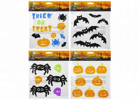 Halloweeni aknakleebised assortii, 976173 976173