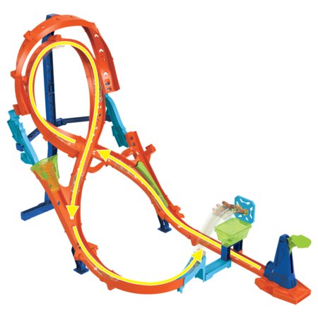 HOT WHEELS komplekt Vertikaalne kaheksa, HMB15 