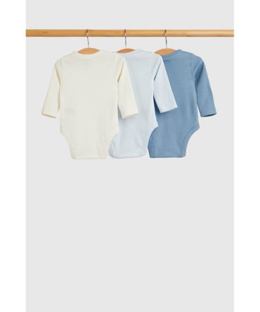 MOTHERCARE pikkade varrukatega beež särk 3 tk., IF260 