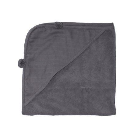 MARKLAND musliini kapuutsiga rätik PURE MUSLIN, 75x75 cm., Dark grey, 18-25MPDG 